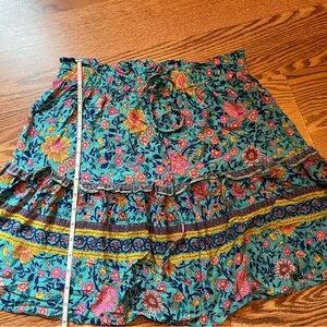 Floral Women's Skirt - Multicolor